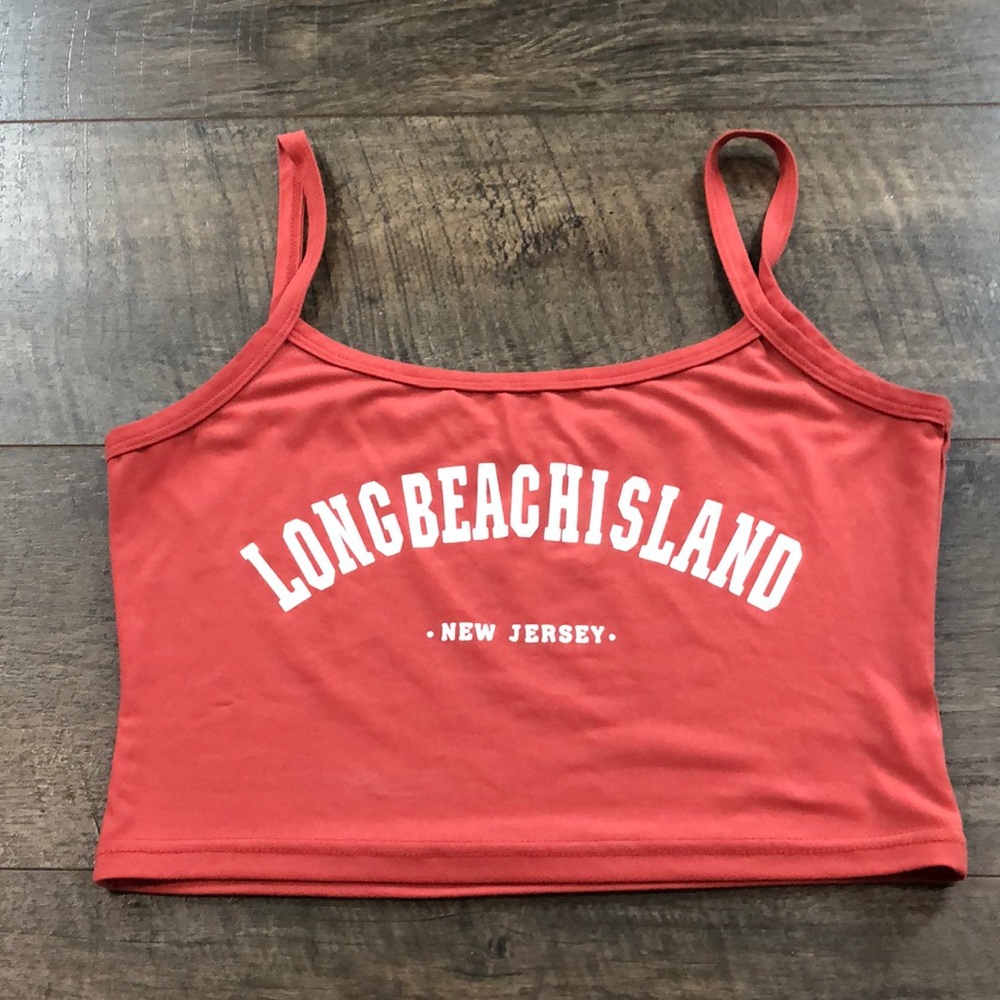 ROMWE LONG BEACH ISLAND CROP TOP SIZE 6JR